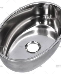 FREGADERO INOX OVALADO CAN
