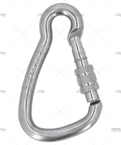 MOSQUETON SIN OJO 85 INOX ROSCA HR KONG KONG
